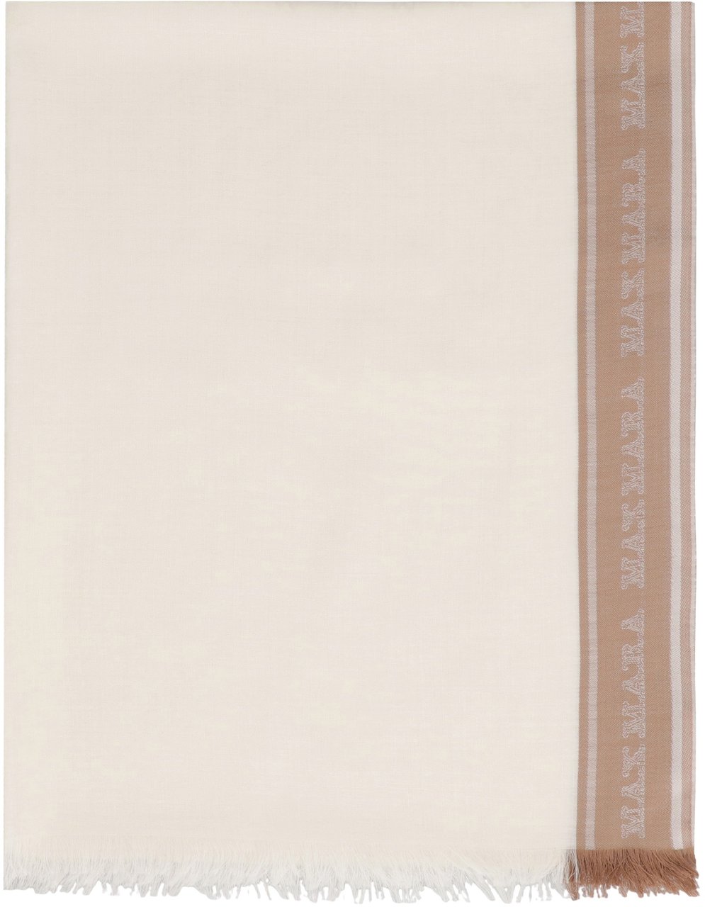 Max Mara Madre cashmere-silk blend scarf Neutraal