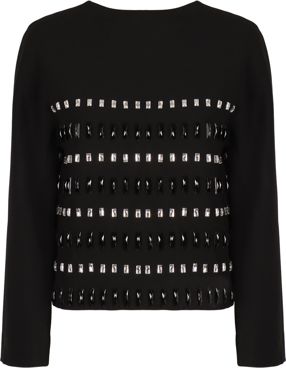 Max Mara Manto crêpe de chine jacket Zwart