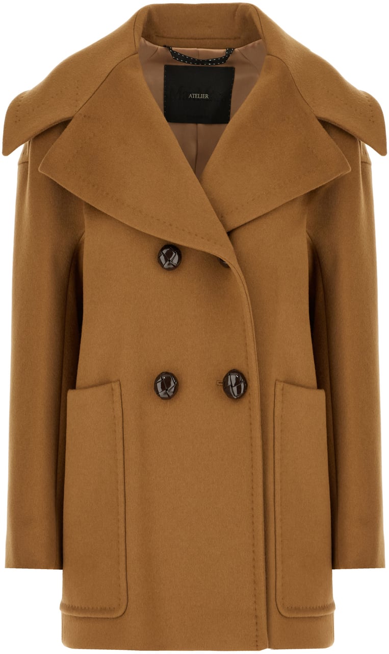 Max Mara Max Mara Atelier Brown cashmere coat Bruin