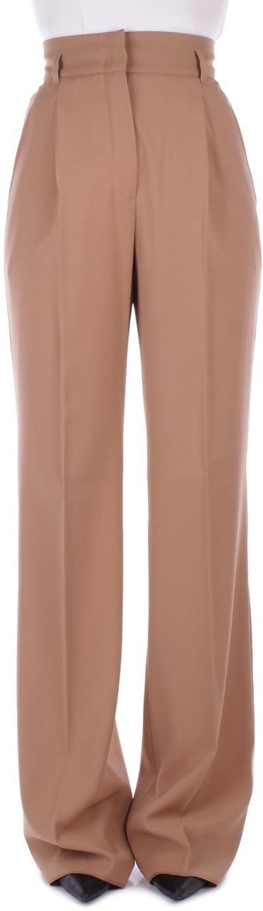 Max Mara Trousers Camel Beige