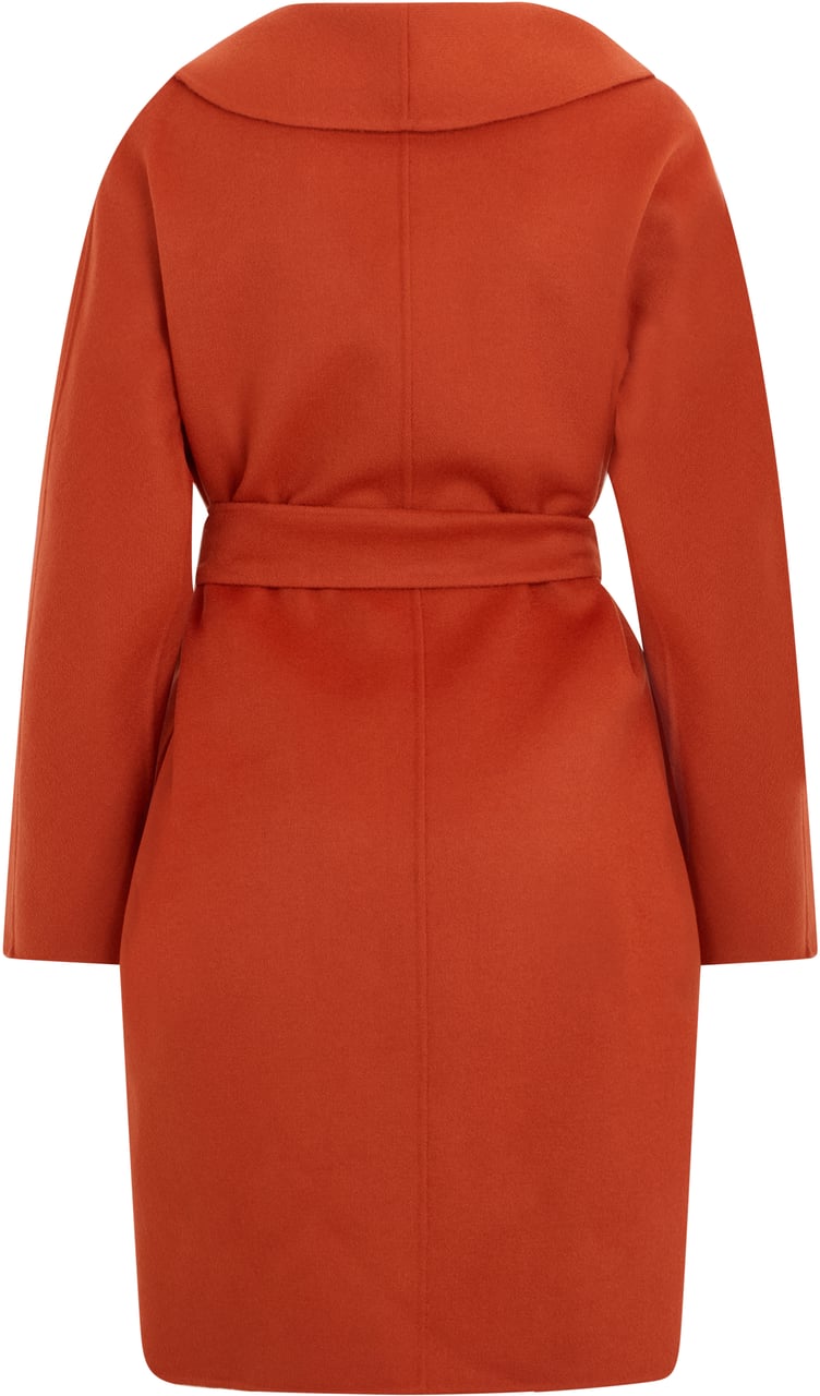 Max Mara Coat in wool, cashmere and silk Oranje