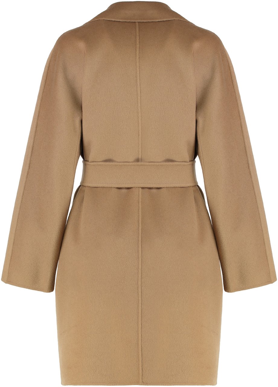Max Mara Wool and cashmere coat Beige