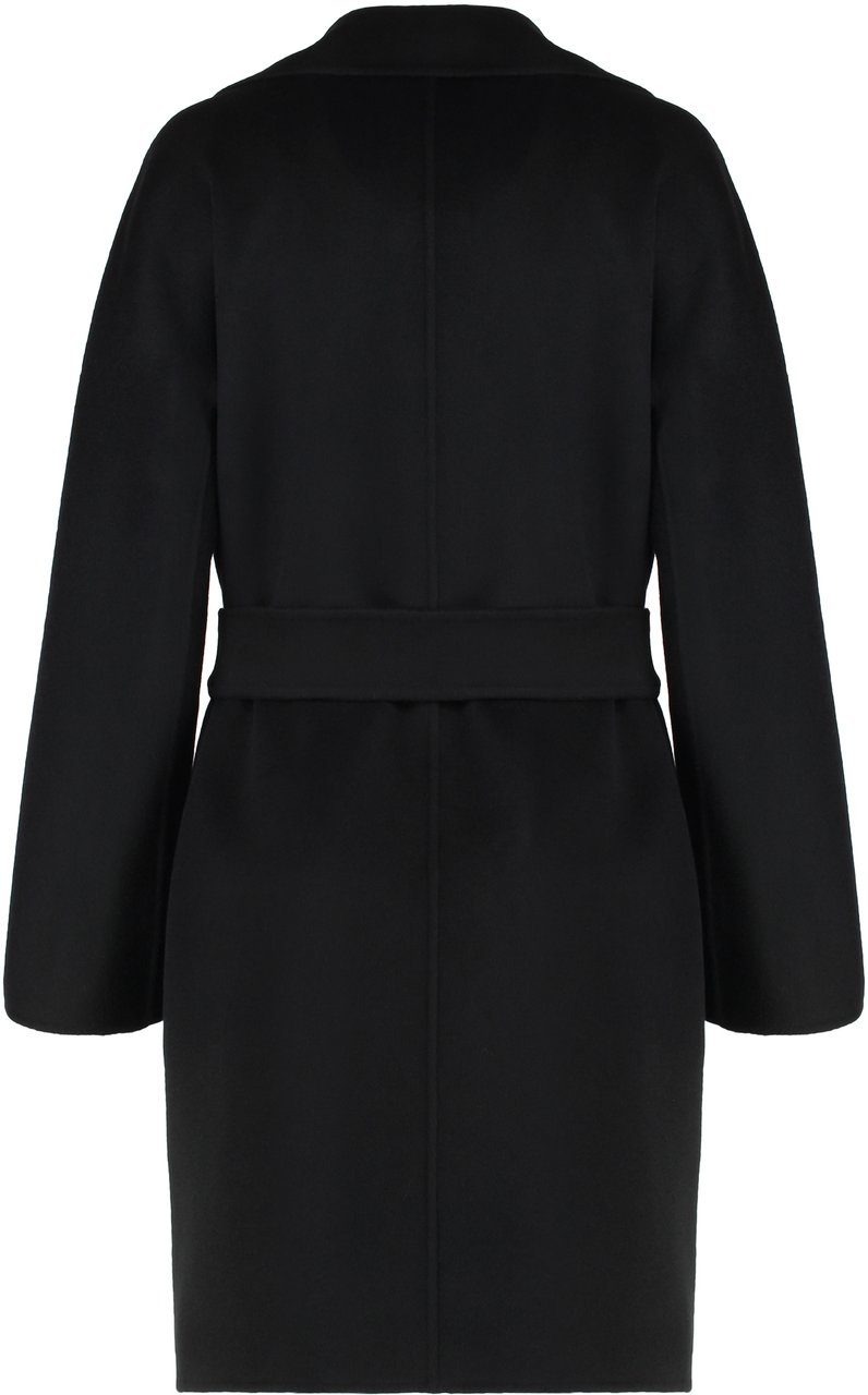 Max Mara Wool and cashmere coat Zwart