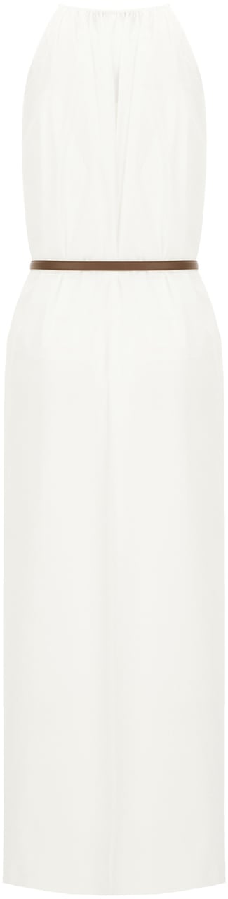Max Mara Studio White poplin dress Wit