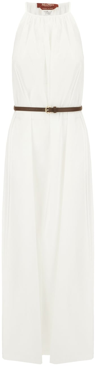 Max Mara Studio White poplin dress Wit