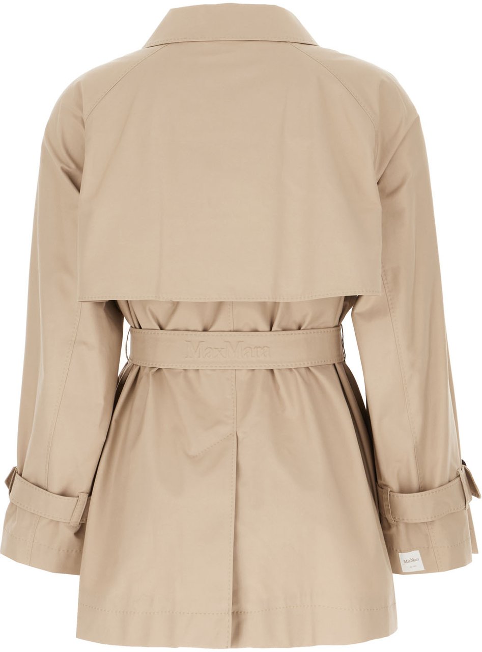 Max Mara Max Mara Cube Beige cotton blend trench Beige