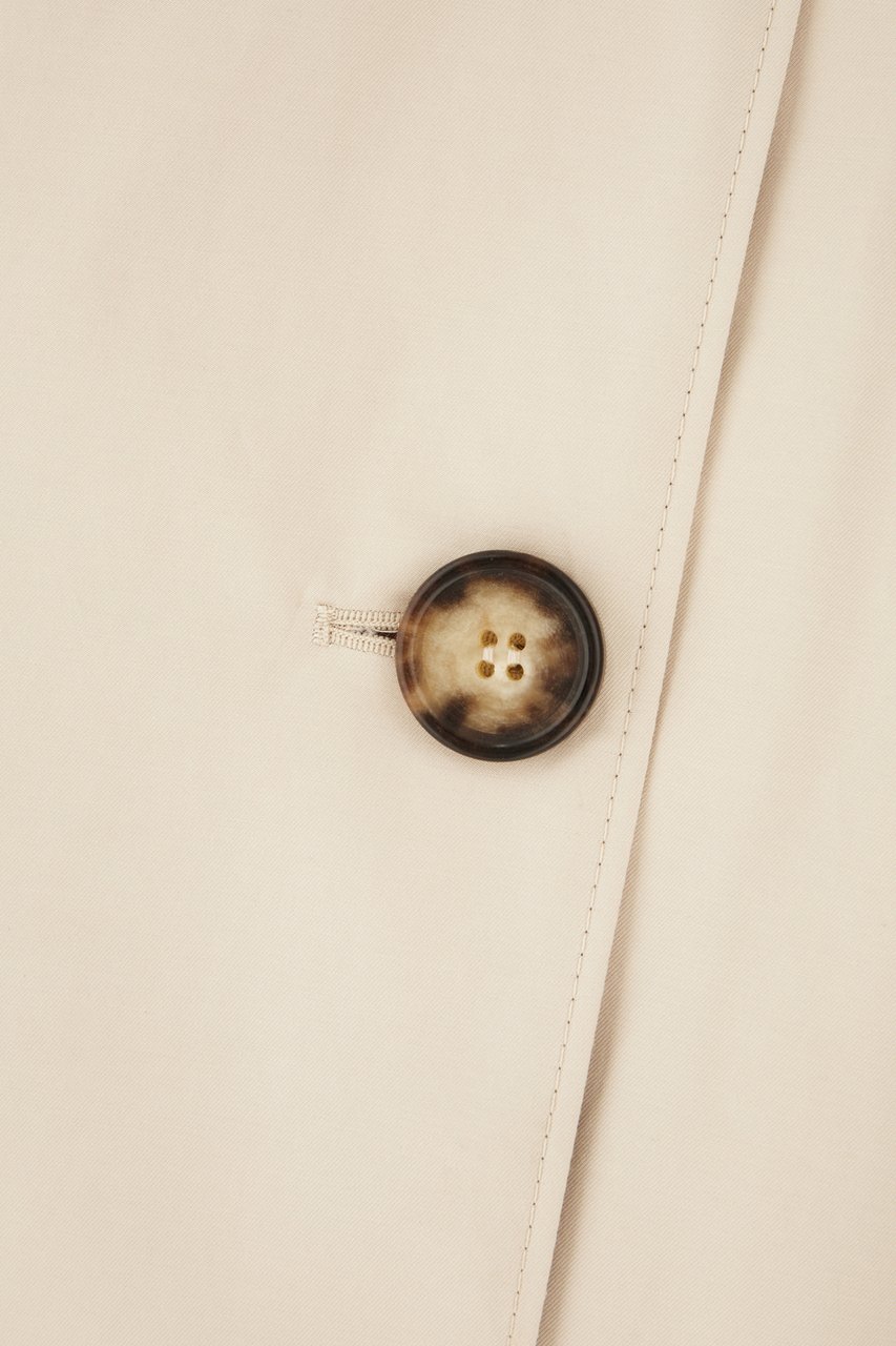 Max Mara Max Mara Cube Sand cotton blend trench Neutraal