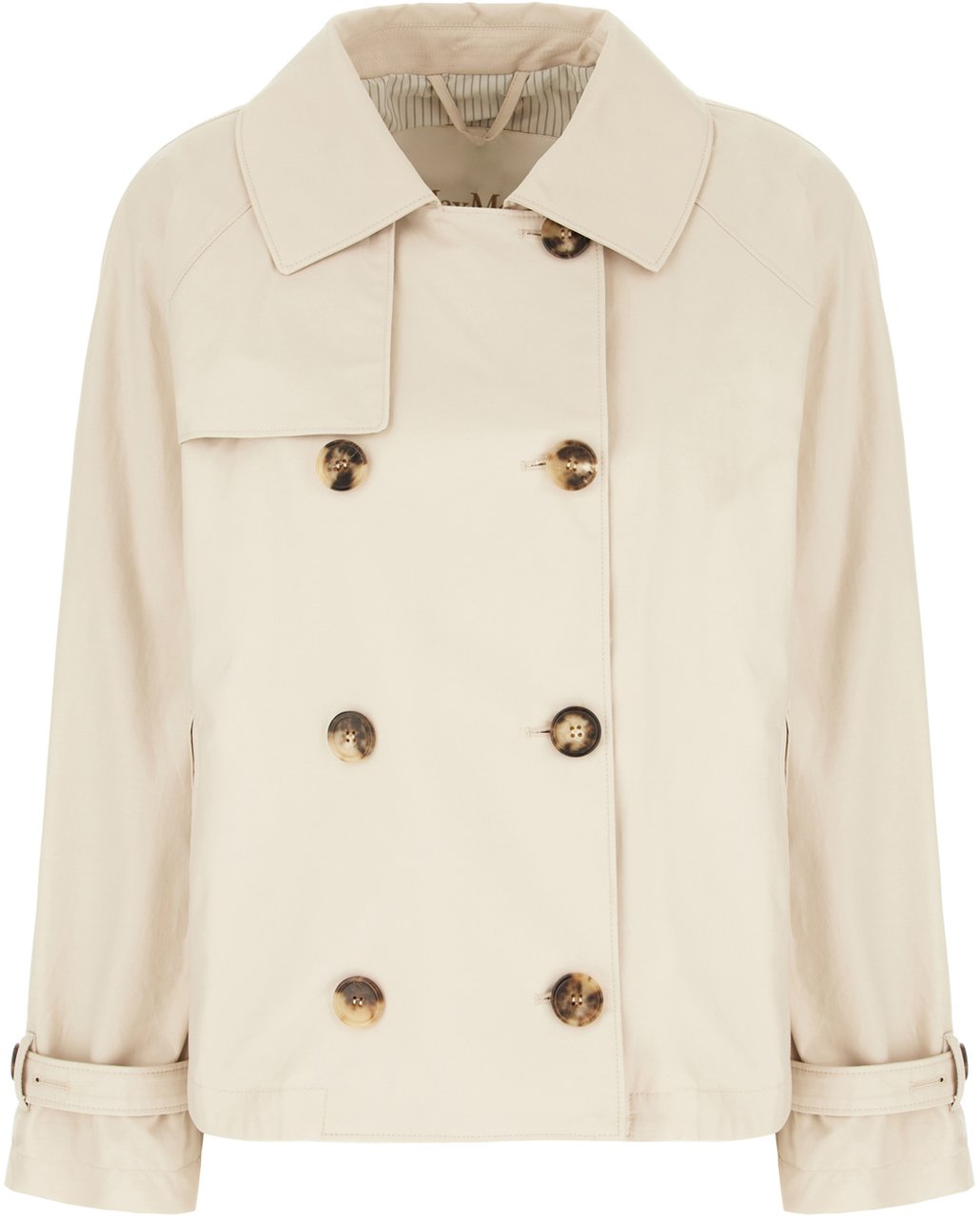 Max Mara Max Mara Cube Sand cotton blend trench Neutraal