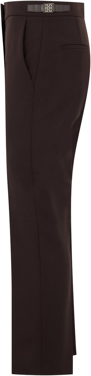 Max Mara Slim pants with pleats Rood