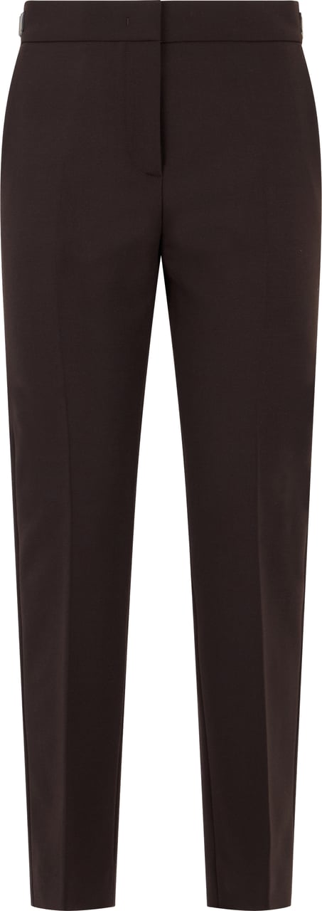 Max Mara Slim pants with pleats Rood