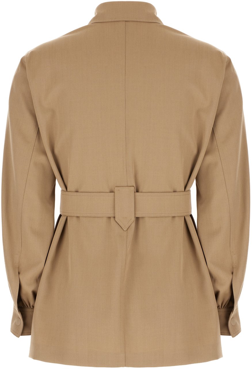 Max Mara Max Mara Camel wool shirt Bruin