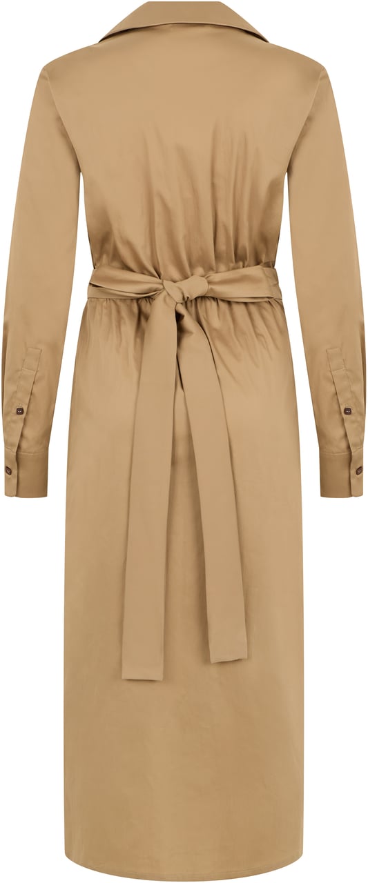 Max Mara Midi dress in cotton Beige