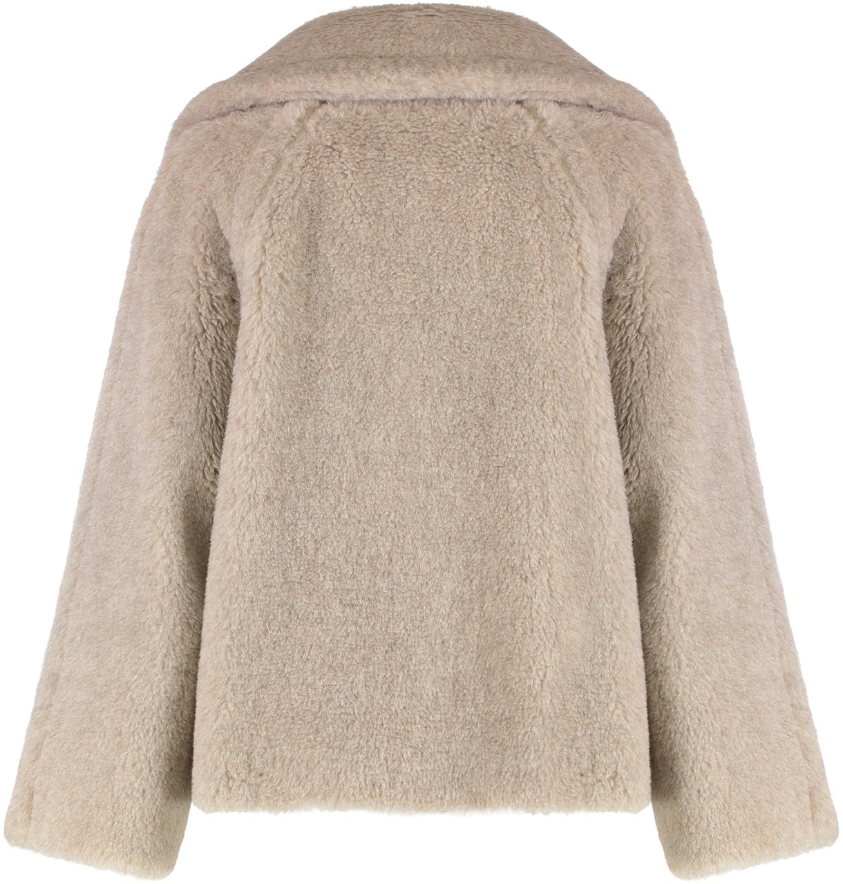 Max Mara Teddy coat made of alpaca and cashmere Neutraal