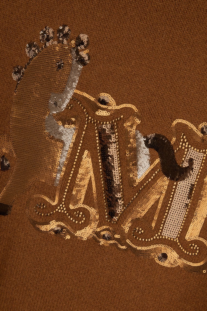 Max Mara Max Mara Brown wool blend sweater Bruin