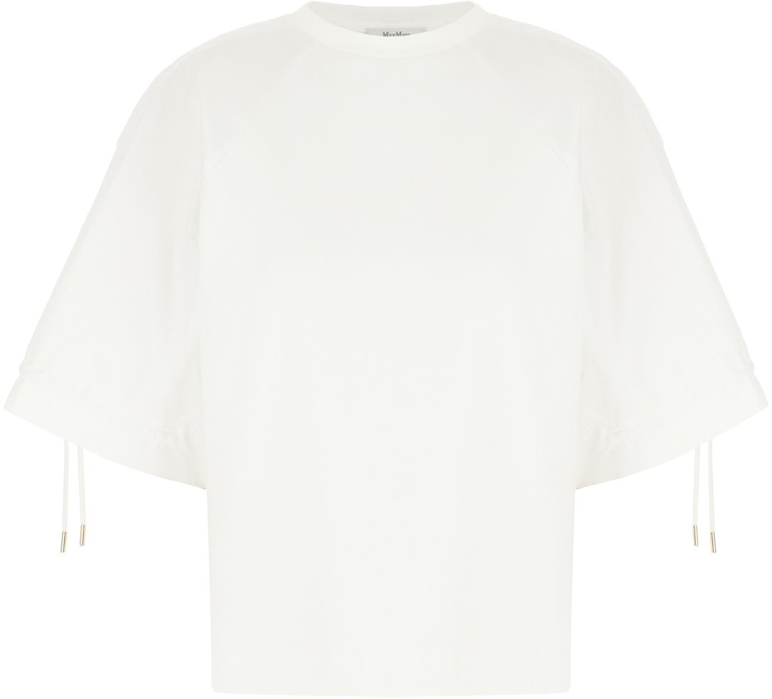 Max Mara Max Mara White stretch nylon blend blouse Wit