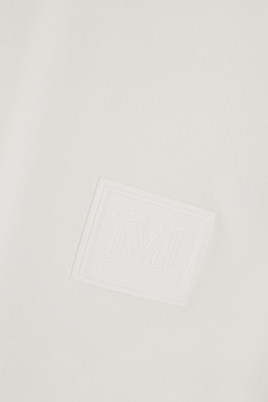 Max Mara Max Mara White stretch nylon blend blouse Wit