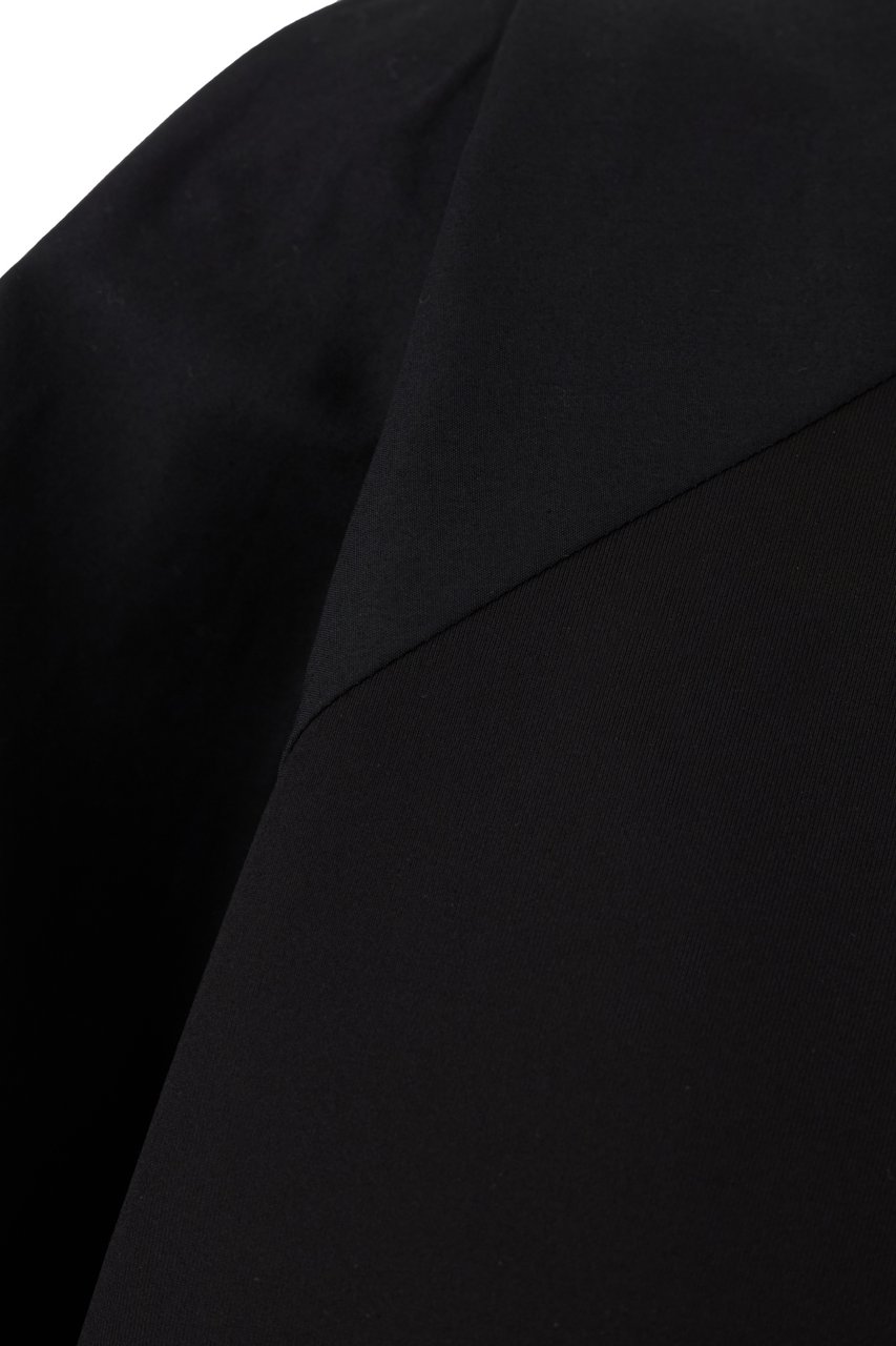 Max Mara Max Mara Black stretch nylon blend blouse Zwart