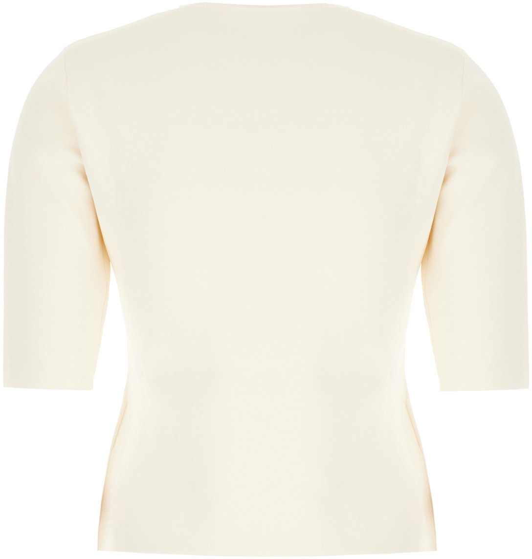 Max Mara Ivory viscose blend sweater Neutraal