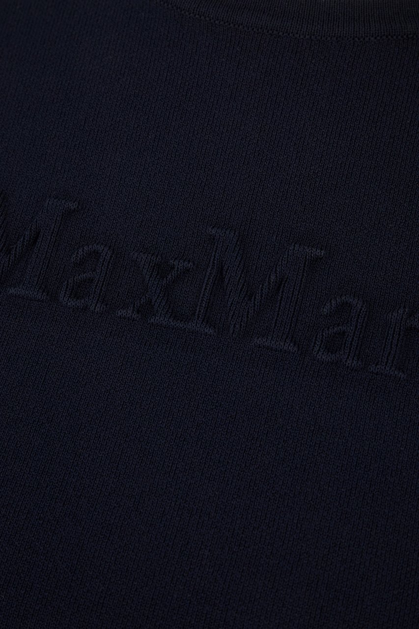 Max Mara Black viscose blend sweater Zwart