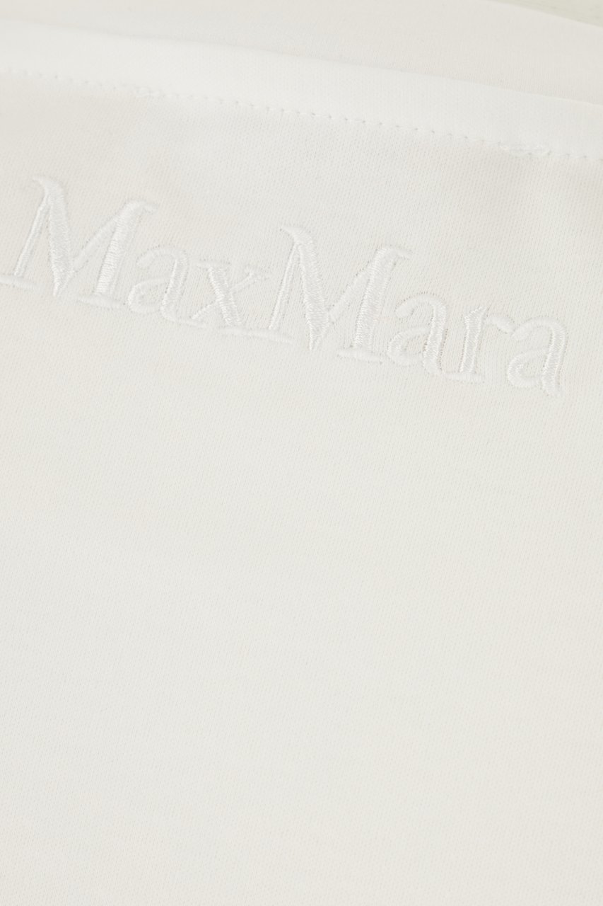 Max Mara White cotton t-shirt Wit