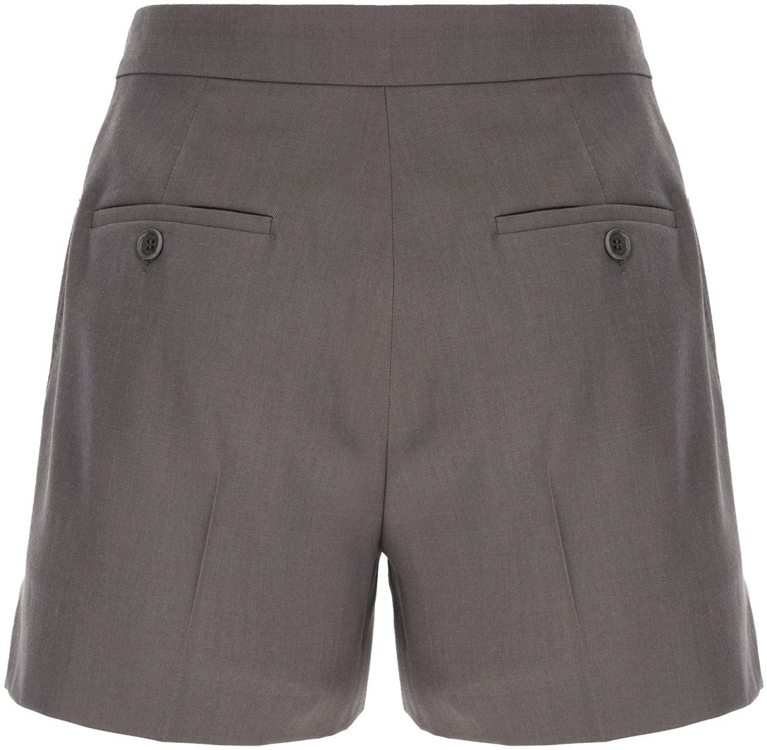 Max Mara Max Mara Grey wool shorts Grijs