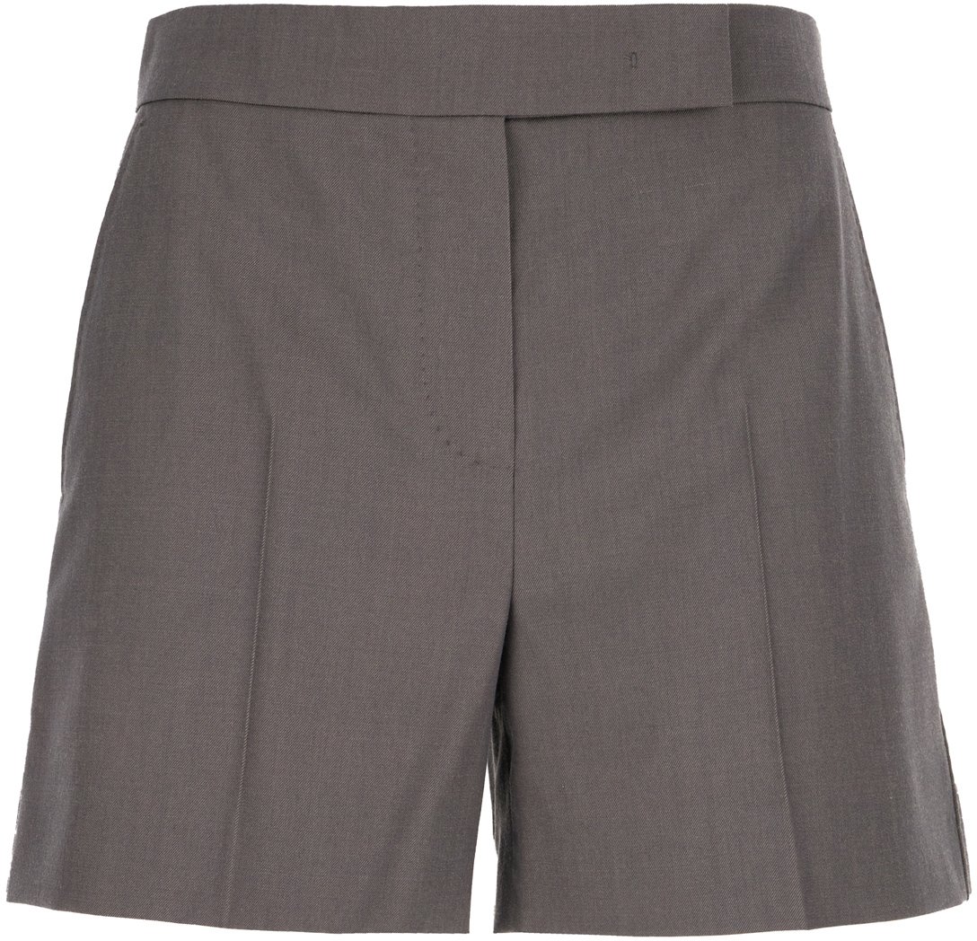 Max Mara Max Mara Grey wool shorts Grijs