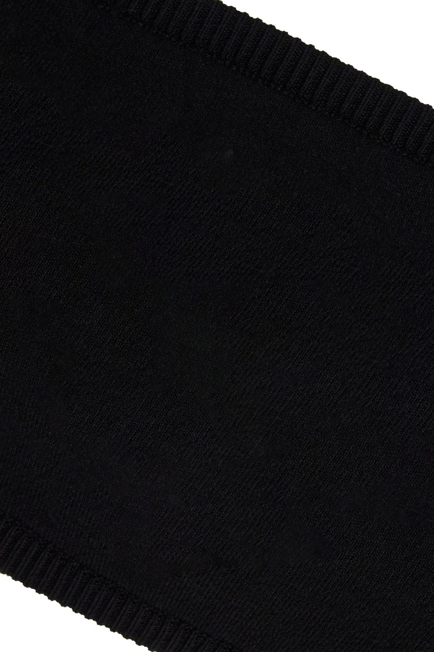 Max Mara Black stretch viscose blend top Zwart