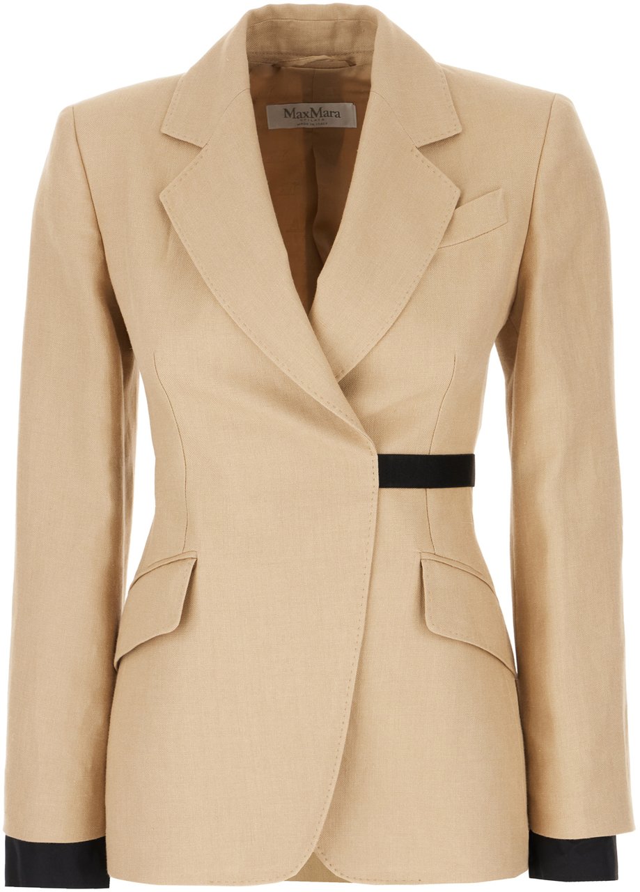 Max Mara Max Mara Beige linen blazer Beige