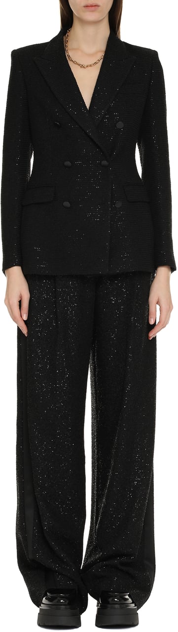 Max Mara Navigli sequined trousers Zwart