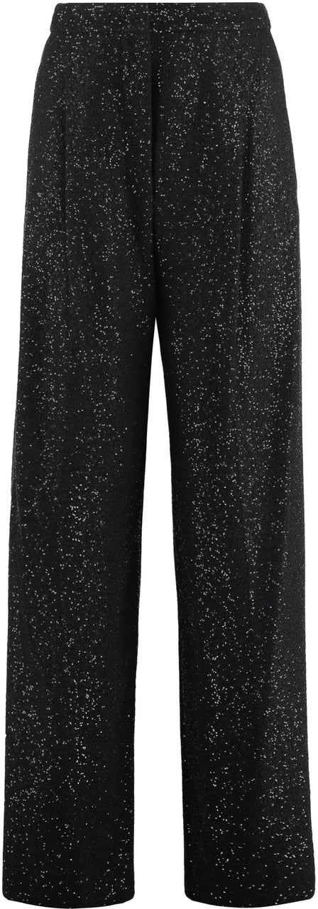 Max Mara Navigli sequined trousers Zwart
