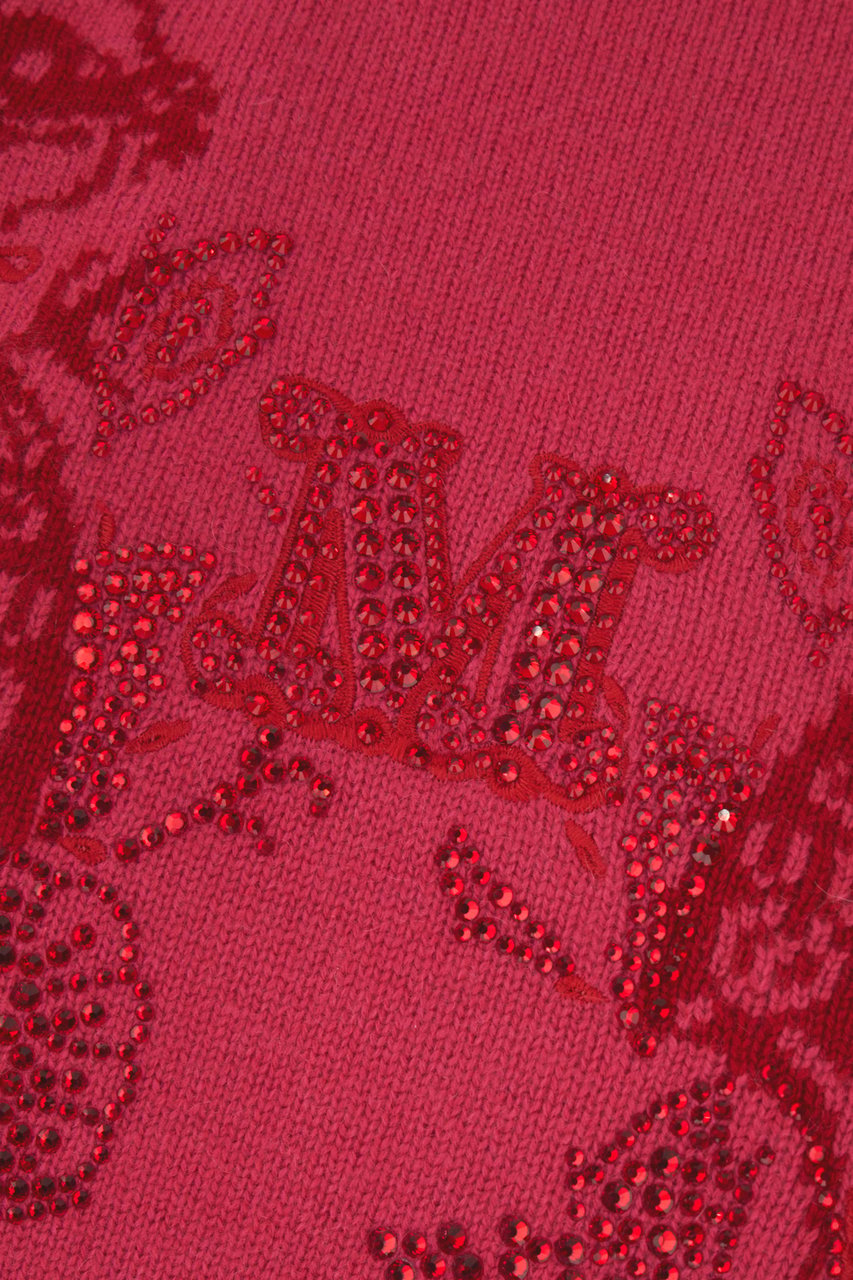Max Mara Max Mara Tyrian purple wool blend sweater Roze