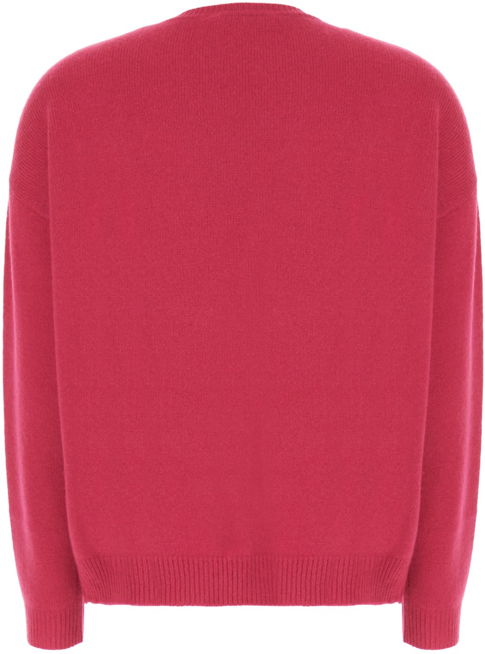 Max Mara Max Mara Tyrian purple wool blend sweater Roze