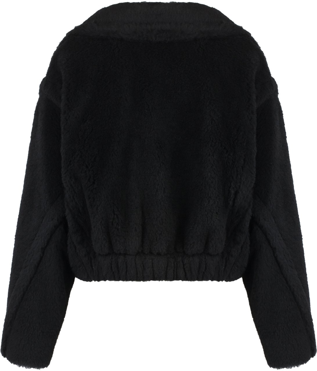 Max Mara Oggeri vegan fur jacket Zwart