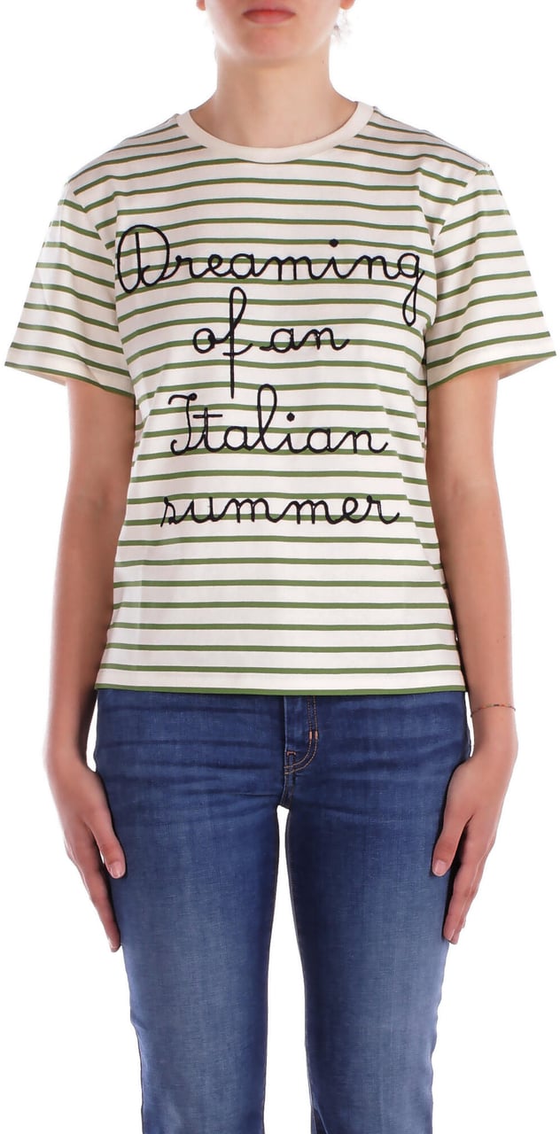 Max Mara T-Shirts And Polos Riga Verde Groen