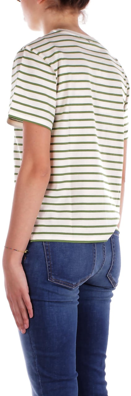 Max Mara T-Shirts And Polos Riga Verde Groen