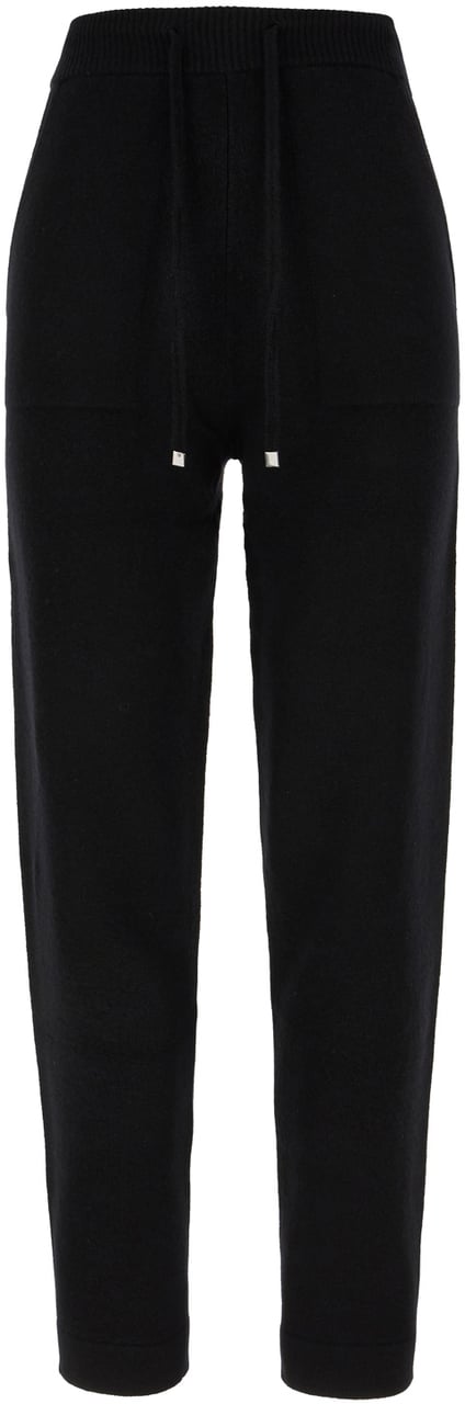 Max Mara Max Mara S Black wool and cashmere joggers Zwart