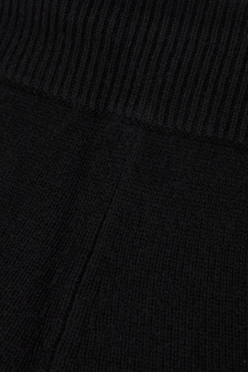 Max Mara S Black wool and cashmere joggers Zwart