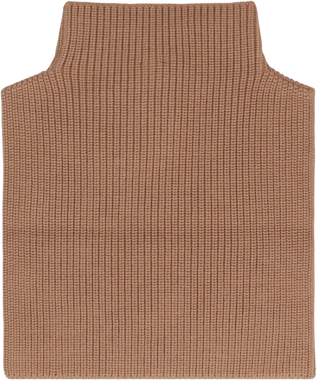 Max Mara Wool knit collar Neutraal
