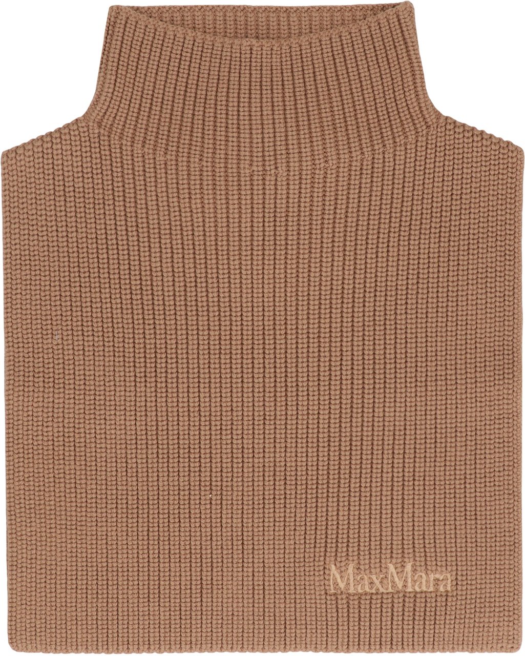 Max Mara Wool knit collar Neutraal