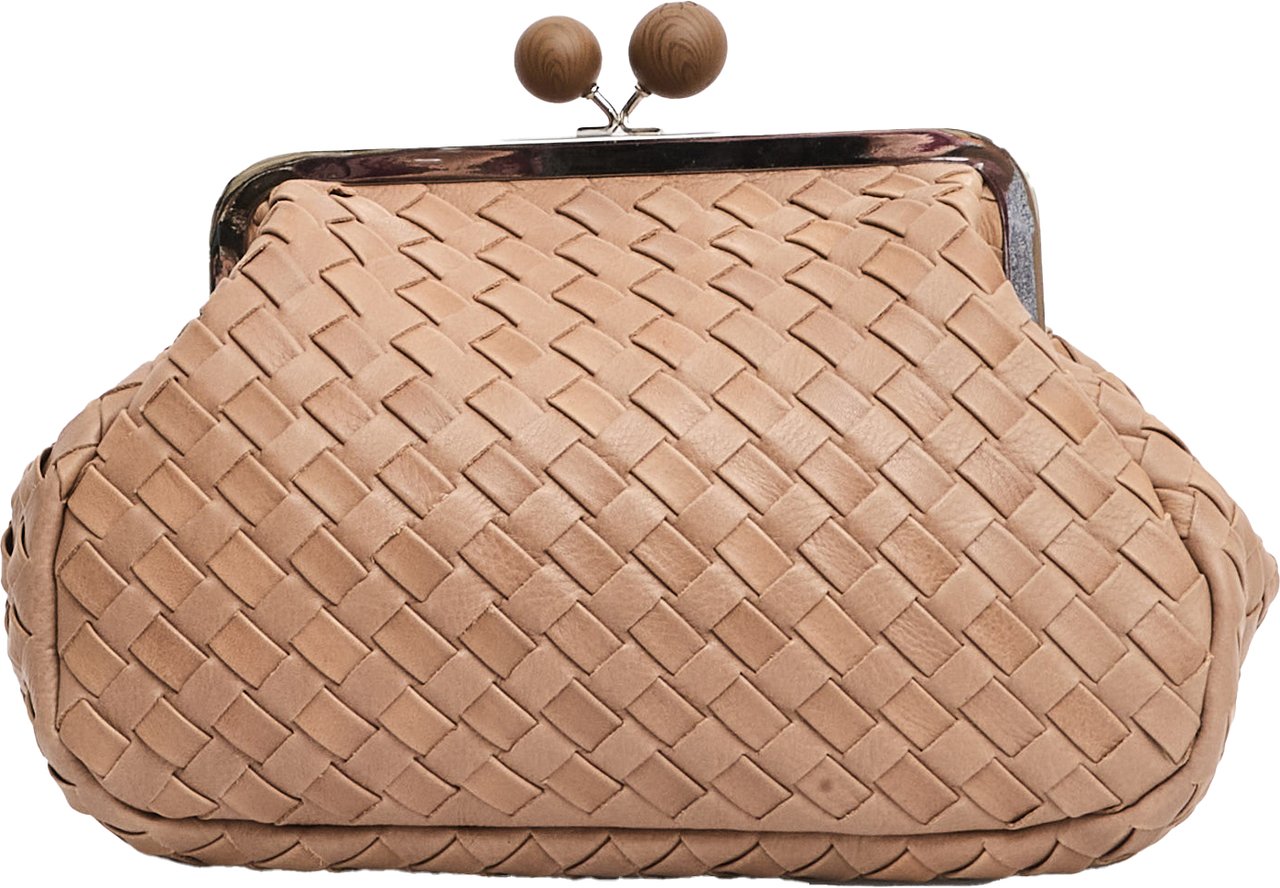 Max Mara Pasticcino Pelle Intrecciata Beige Bruin