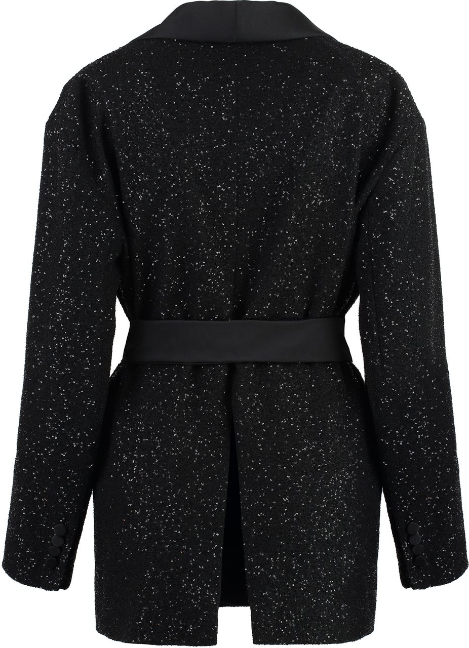 Max Mara Pau sequin blazer Zwart