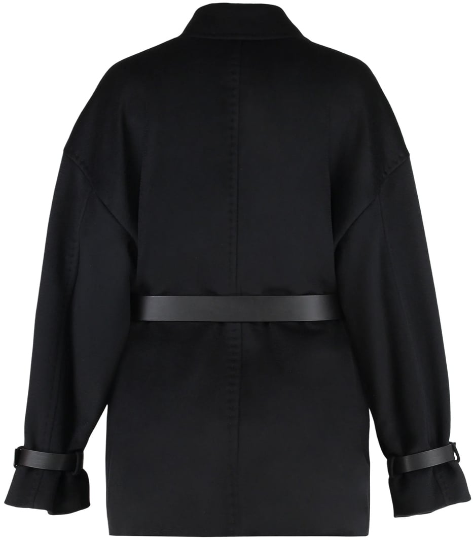 Max Mara Coats Black Zwart