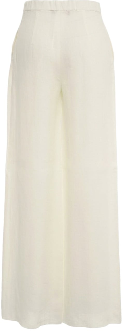 Max Mara Linen pants 'Pelota' Wit
