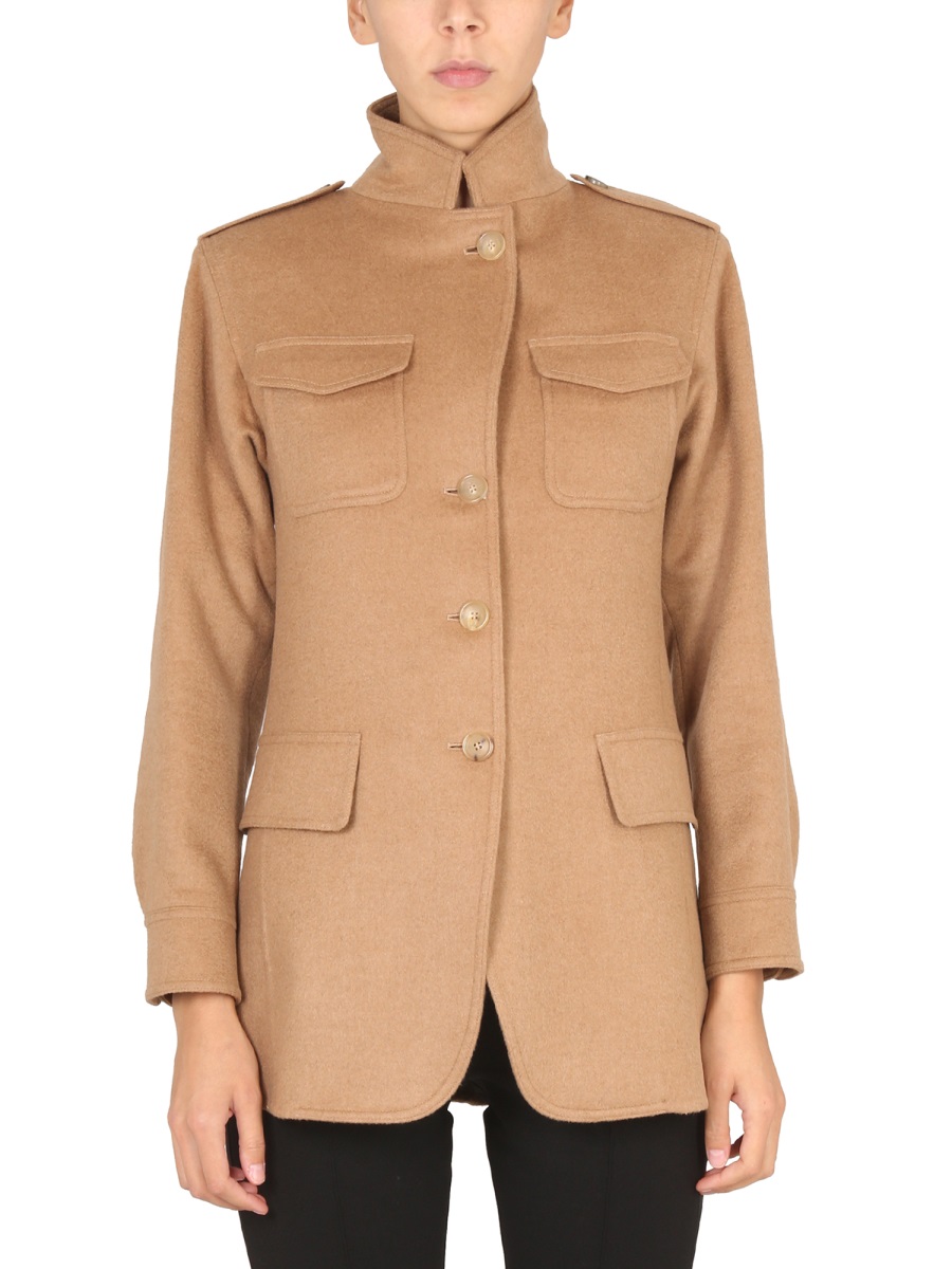 Max Mara "Peonies" Jacket Bruin