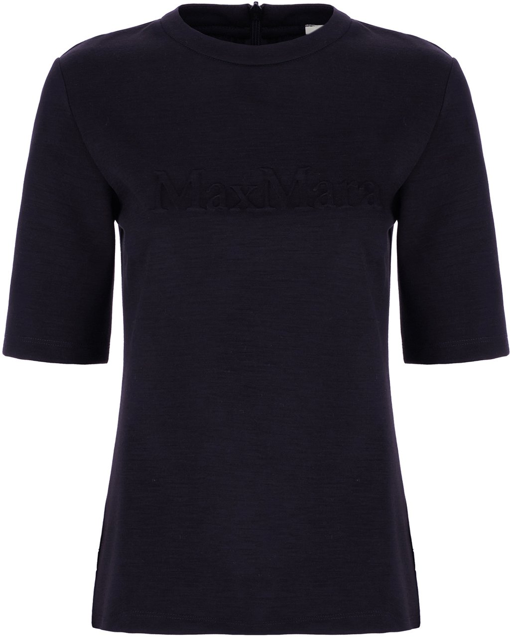 Max Mara Midnight blue wool t-shirt Blauw