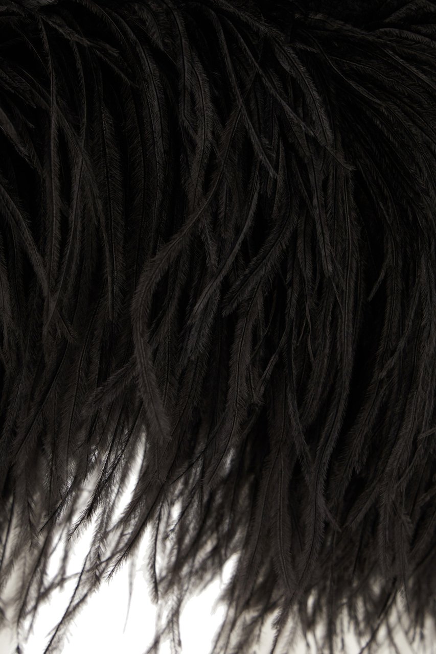 Max Mara Max Mara Studio Elegante Black wool blend cardigan Zwart