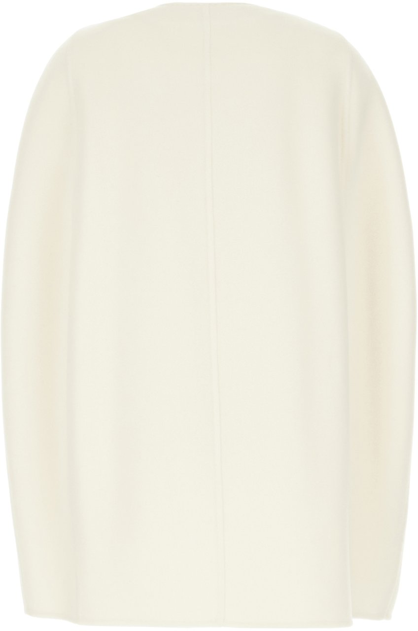 Max Mara Max Mara Ivory cashmere coat Neutraal