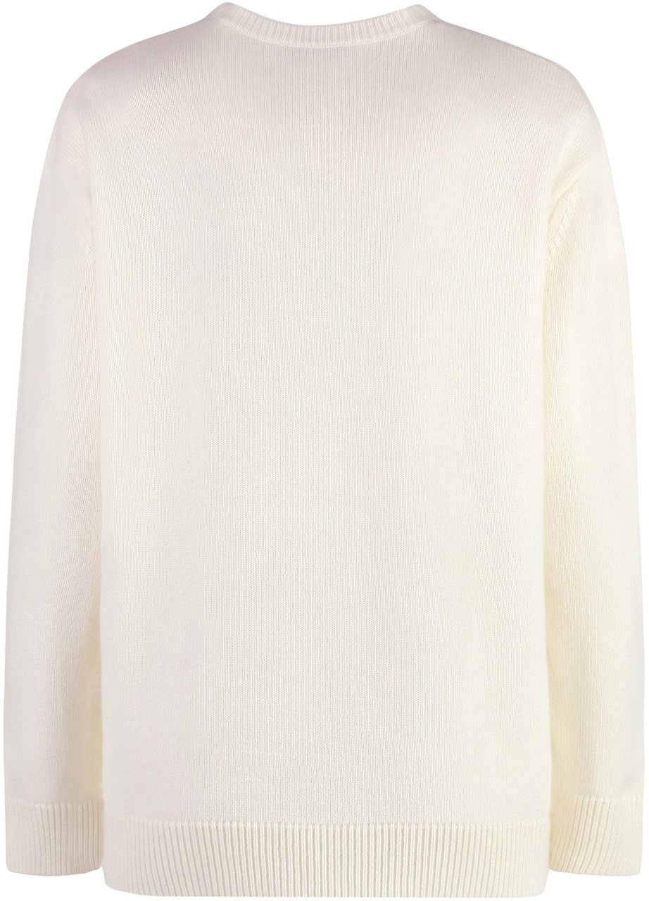Max Mara Plata Wool and cashmere sweater Wit