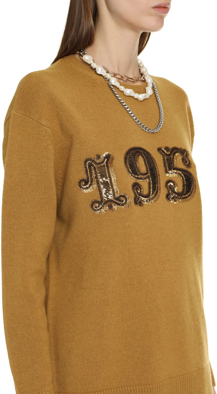 Max Mara Plata Wool and cashmere sweater Neutraal