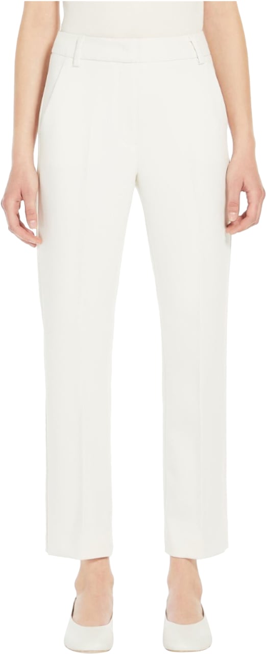 Max Mara Max Mara Weekend Pantalons Ecru Rana Wit